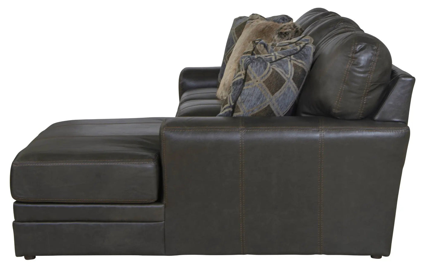 Denali - Italian Leather Match Sectional by Unique Piece Furniture