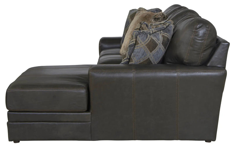 Denali - Italian Leather Match Sectional by Unique Piece Furniture
