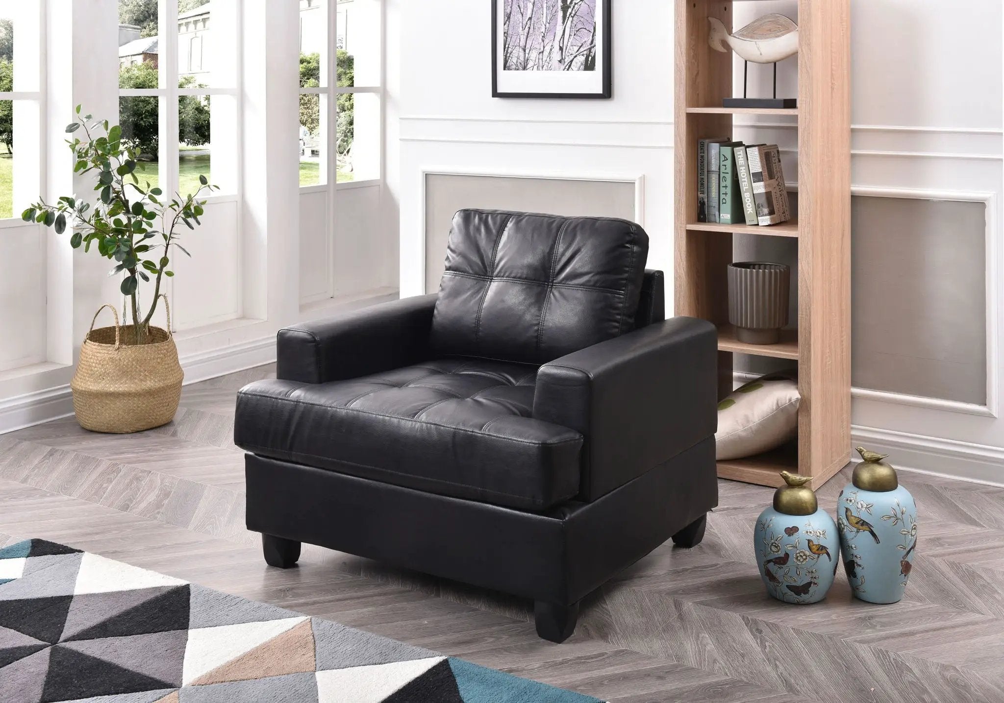 Transitional Design Armchair by Unique Piece Furniture