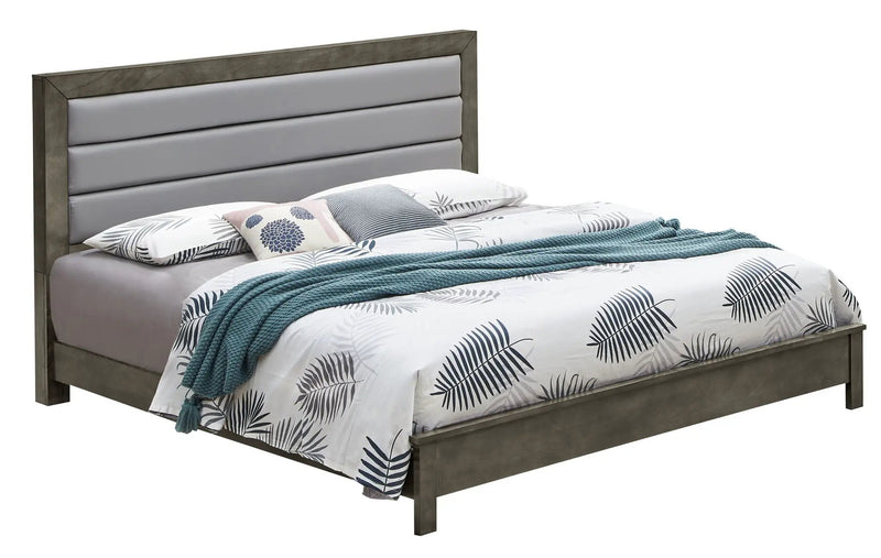 Transitional Modern Design Bed by Unique Piece Furniture