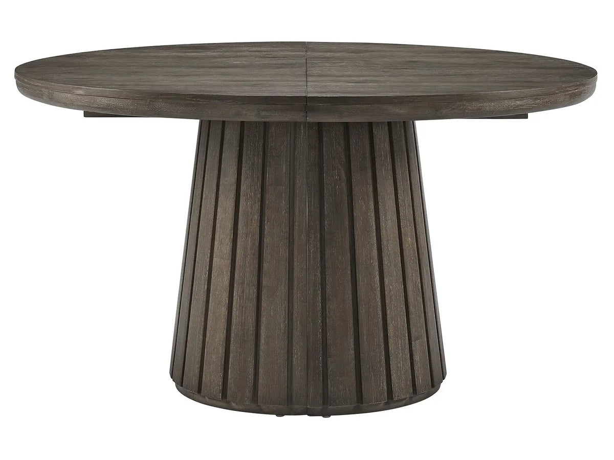 Kavanaugh - Round Dining Table - Weathered Kona Brown, photo 2 of 7