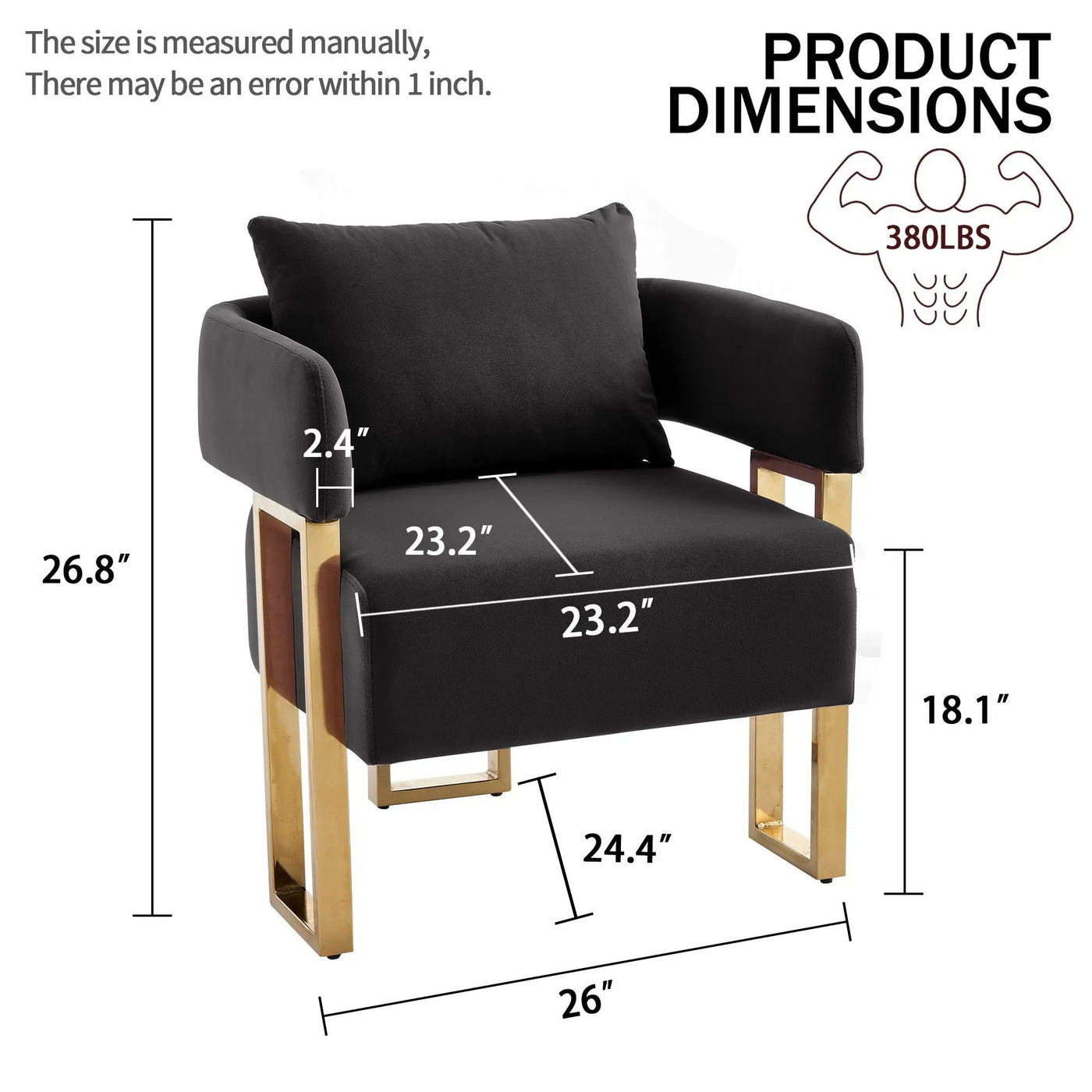 Modern Classic Decorative Chair with Teddy Fleece Upholstery by HouseOfZazla