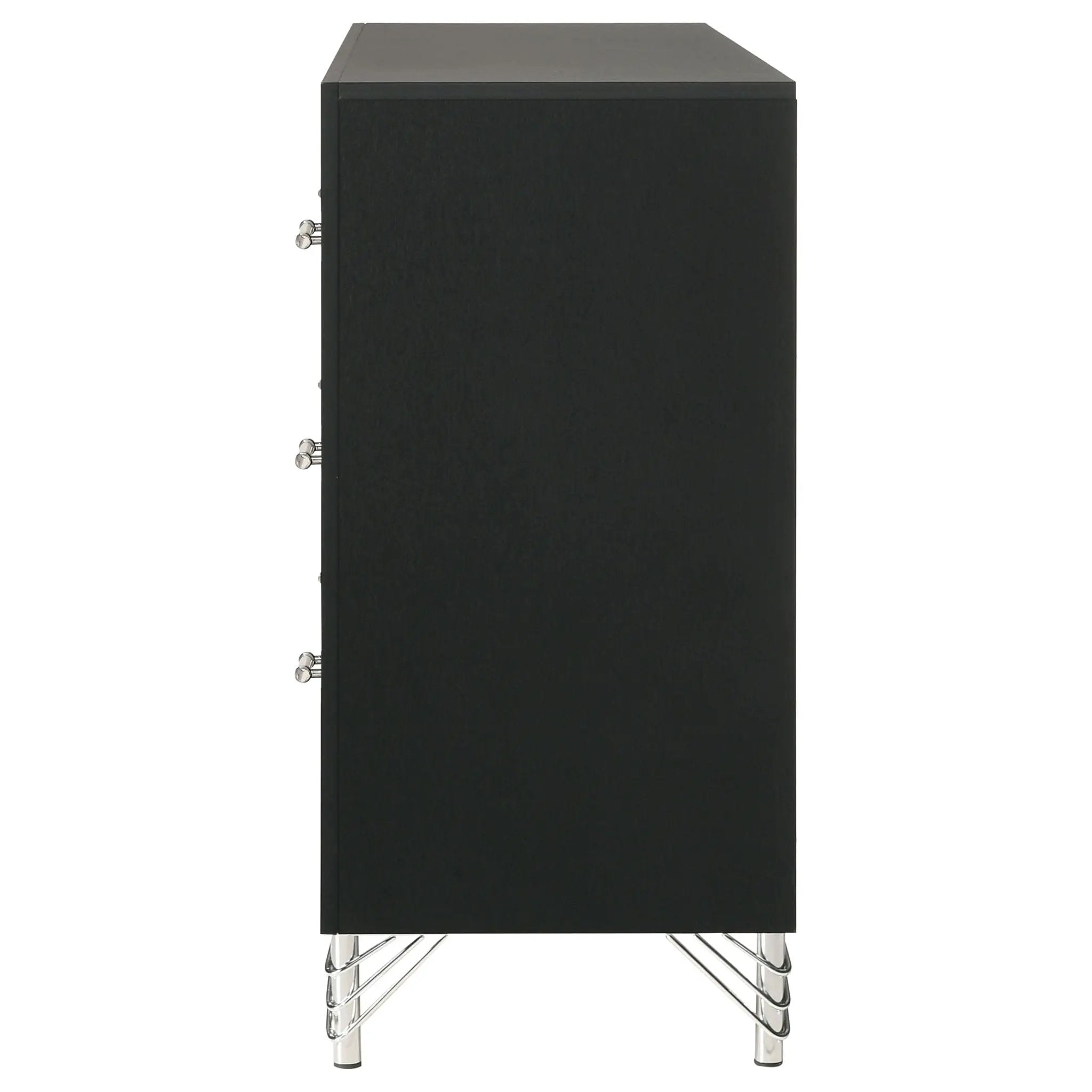 Lucia 6-drawer Dresser Cabinet Black by Unique Piece Furniture