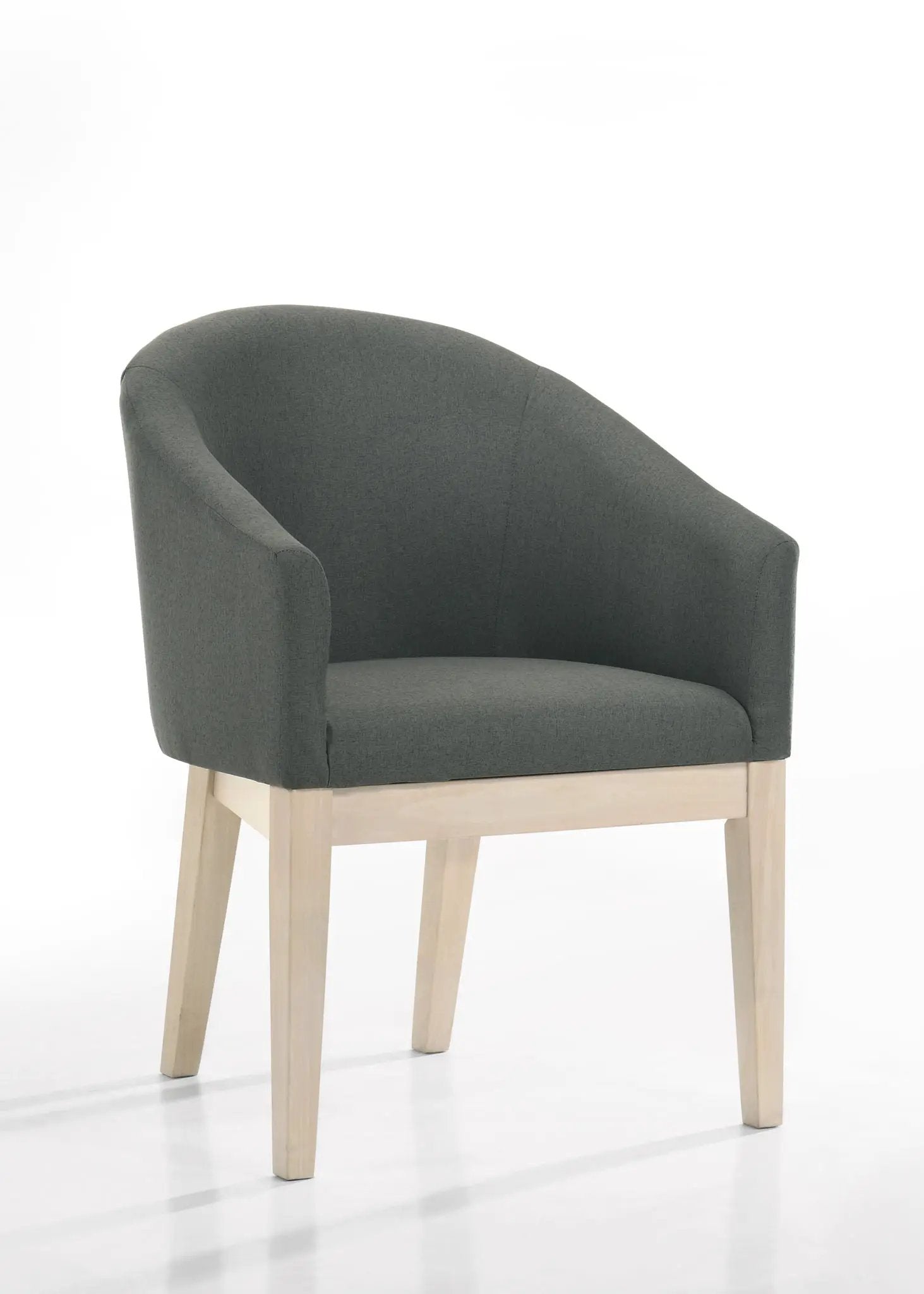 Neroli - Barrel Accent Chair (Set of 2) - Gray by HouseOfZazla