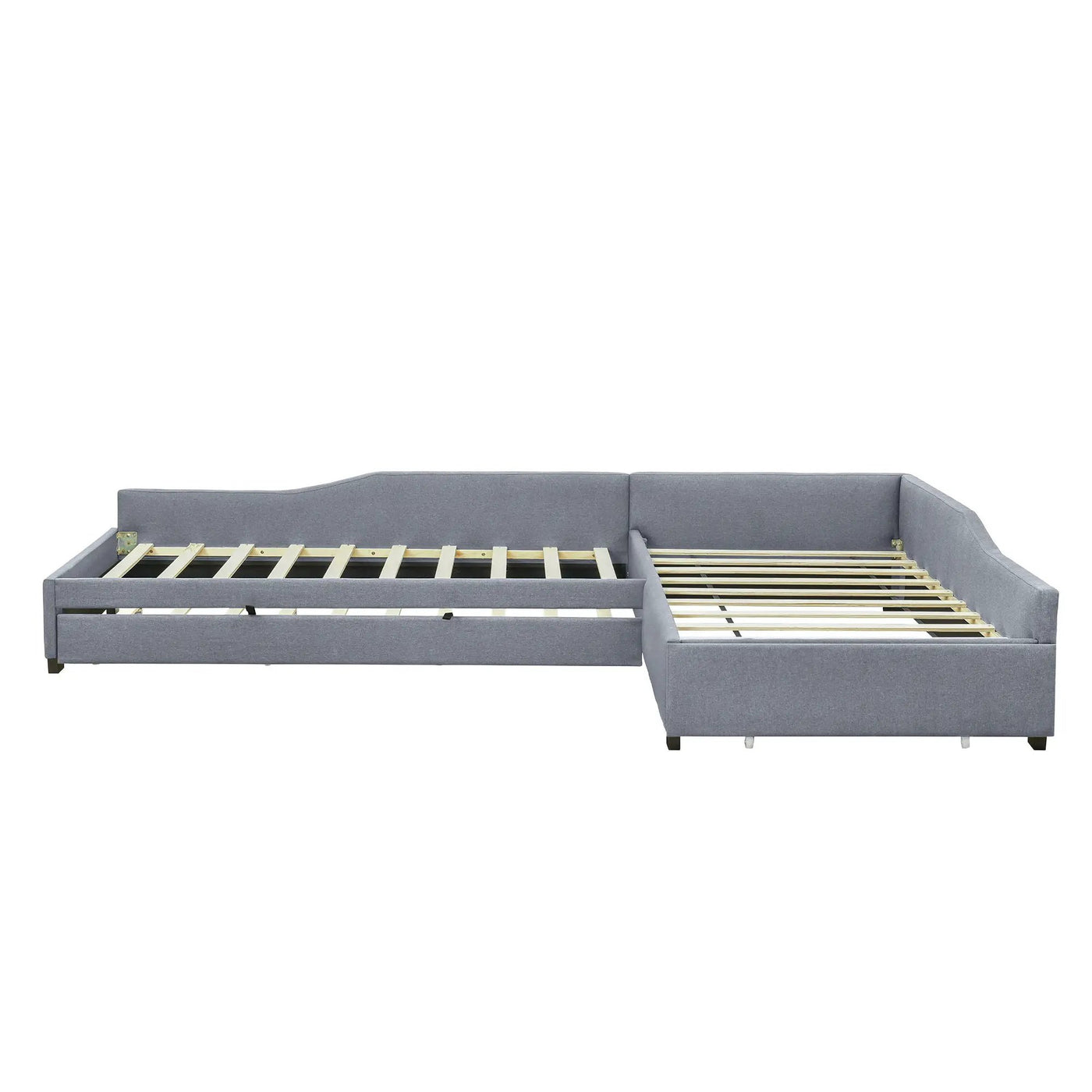 Upholstered Double Daybed With Trundle And Drawer by HouseOfZazla