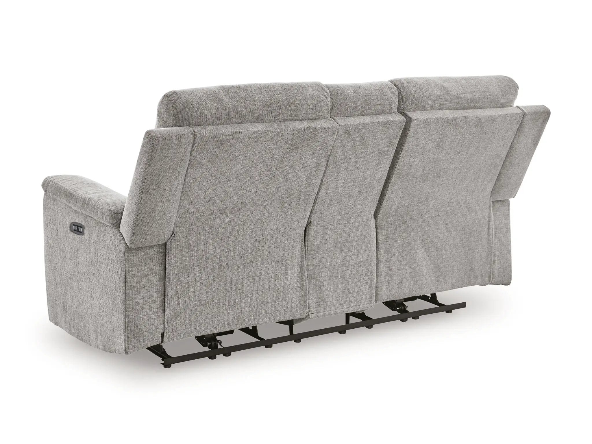 Barnsana - Dbl Power Reclining Loveseat With Console by Unique Piece Furniture