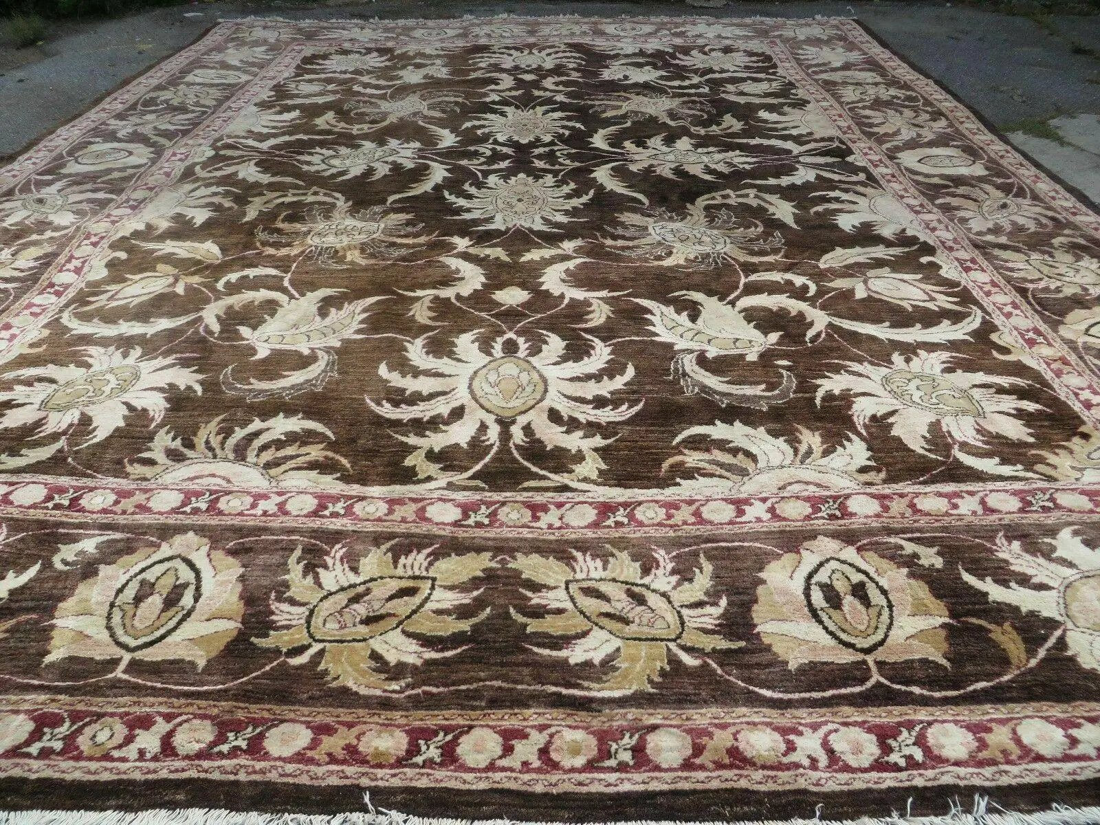 13' X 16' Vintage Handmade Peshawar Oushak Wool Rug Carpet Nice by Jewel Rugs