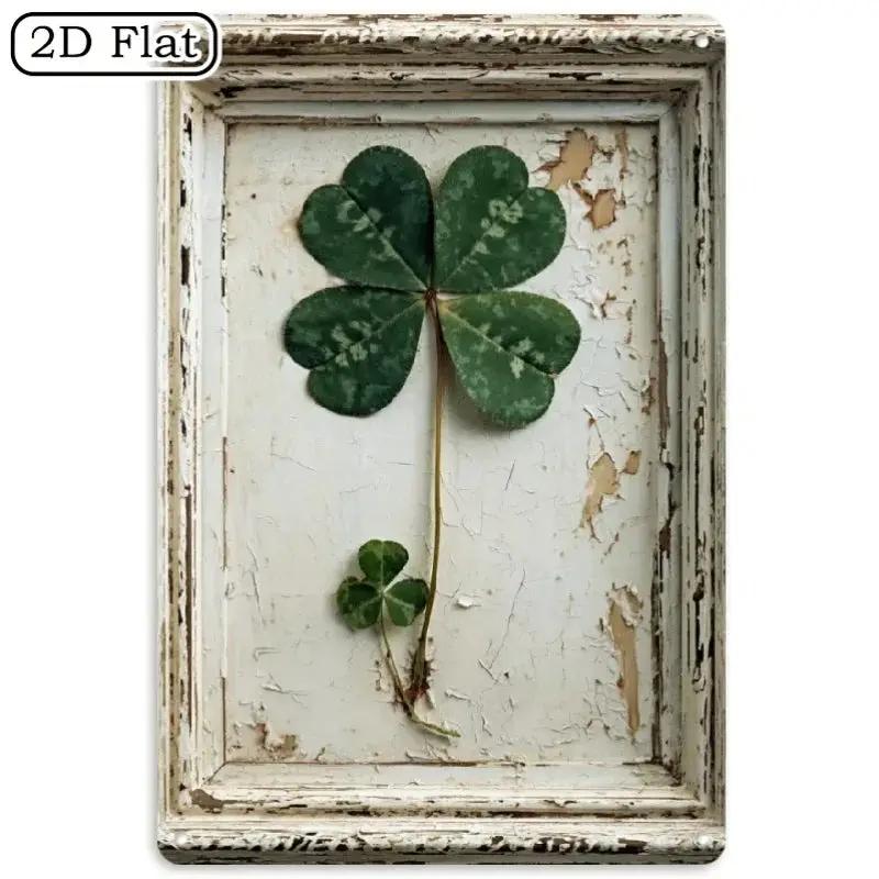 Metal Sign - Vintage Metal Green 8x12 Inch by House Of Avana