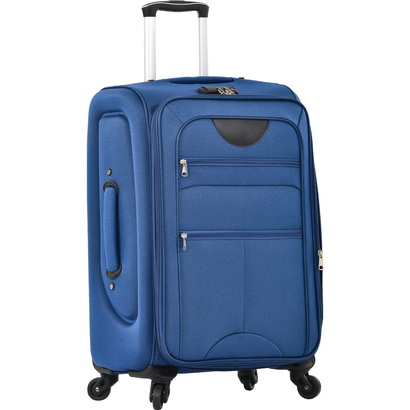 Softside Luggage Expandable 3 Piece Set Suitcase Upright Spinner Softshell Lightweight Luggage Travel Set by HouseOfZazla