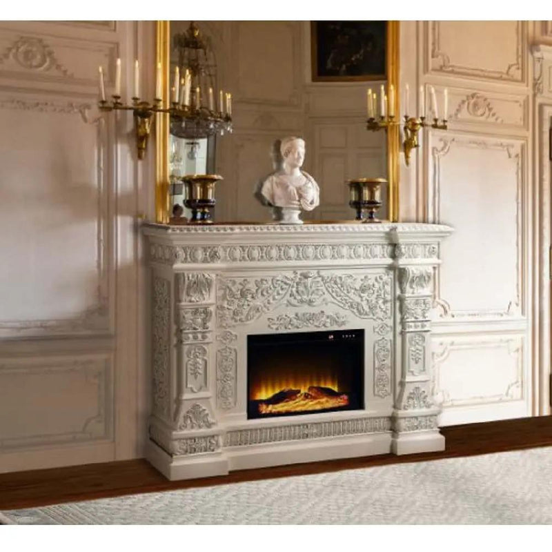 Vanaheim - Fireplace - Antique White by Unique Piece Furniture
