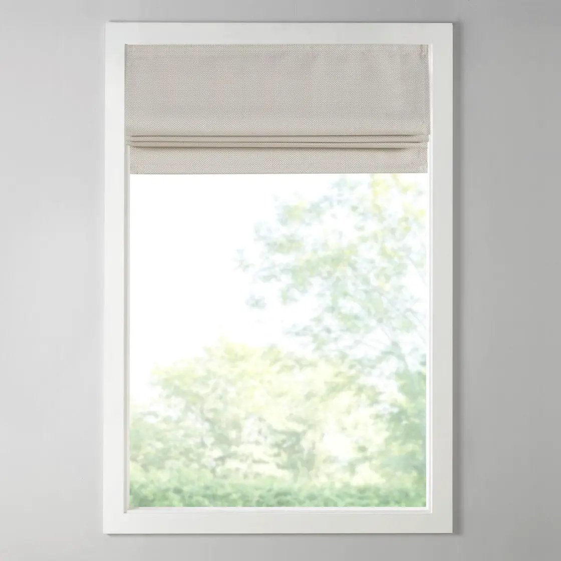 Basketweave Room Darkening Cordless Roman Shade by HouseOfZazla