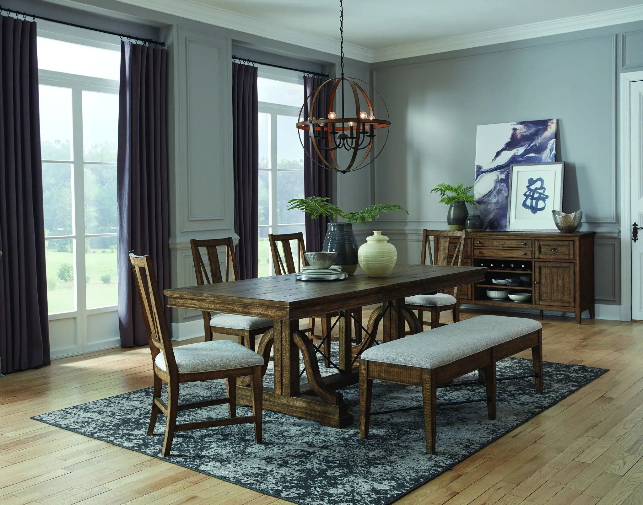 Bay Creek - Bench With Upholstered Seat - Toasted Nutmeg by Unique Piece Furniture