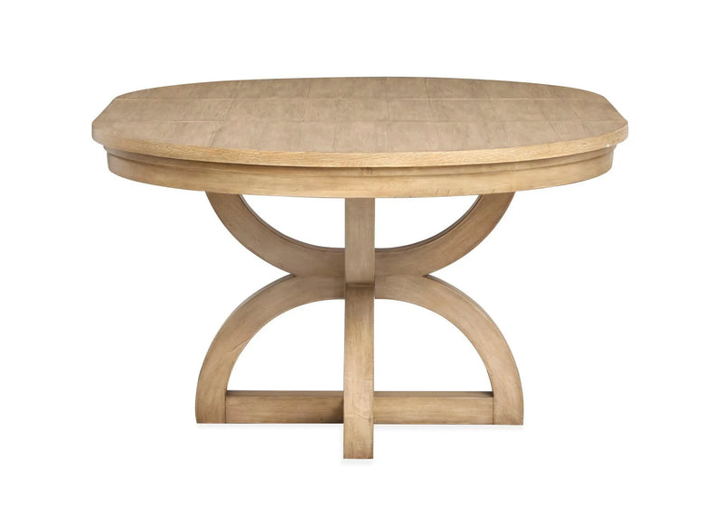 Coventry - Extendable 48" Round Dining Table - Honey Wheat, photo 4 of 7