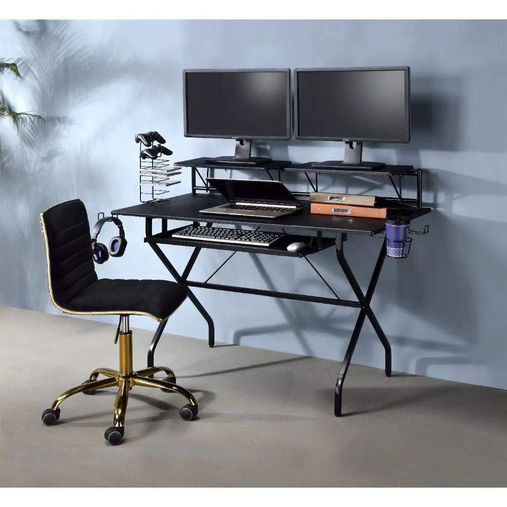 Hartman - Gaming Desk - Black by Unique Piece Furniture