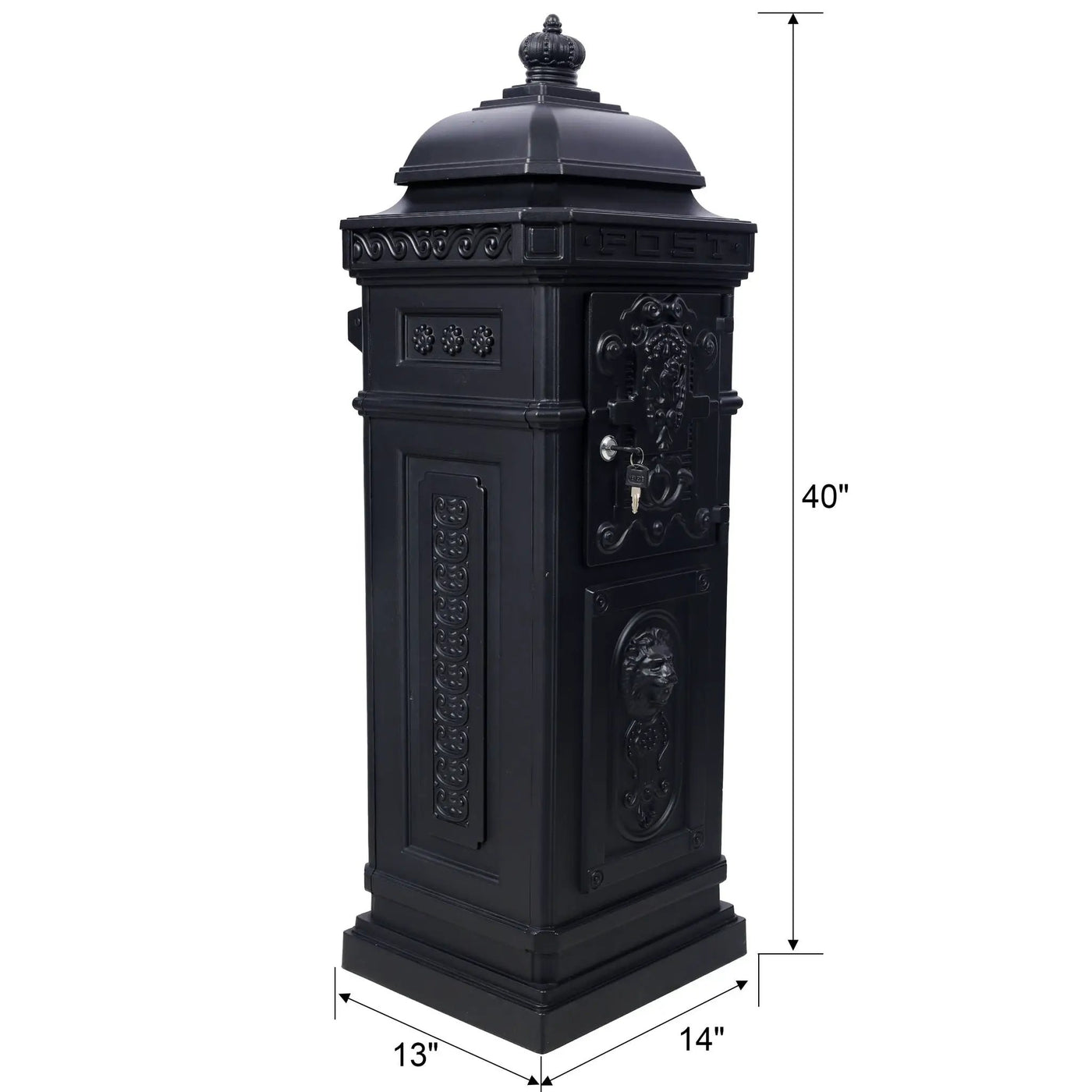 Mailboxs Residential Large-Capacity Letter Box, Rainproof Postbox Statue by HouseOfZazla