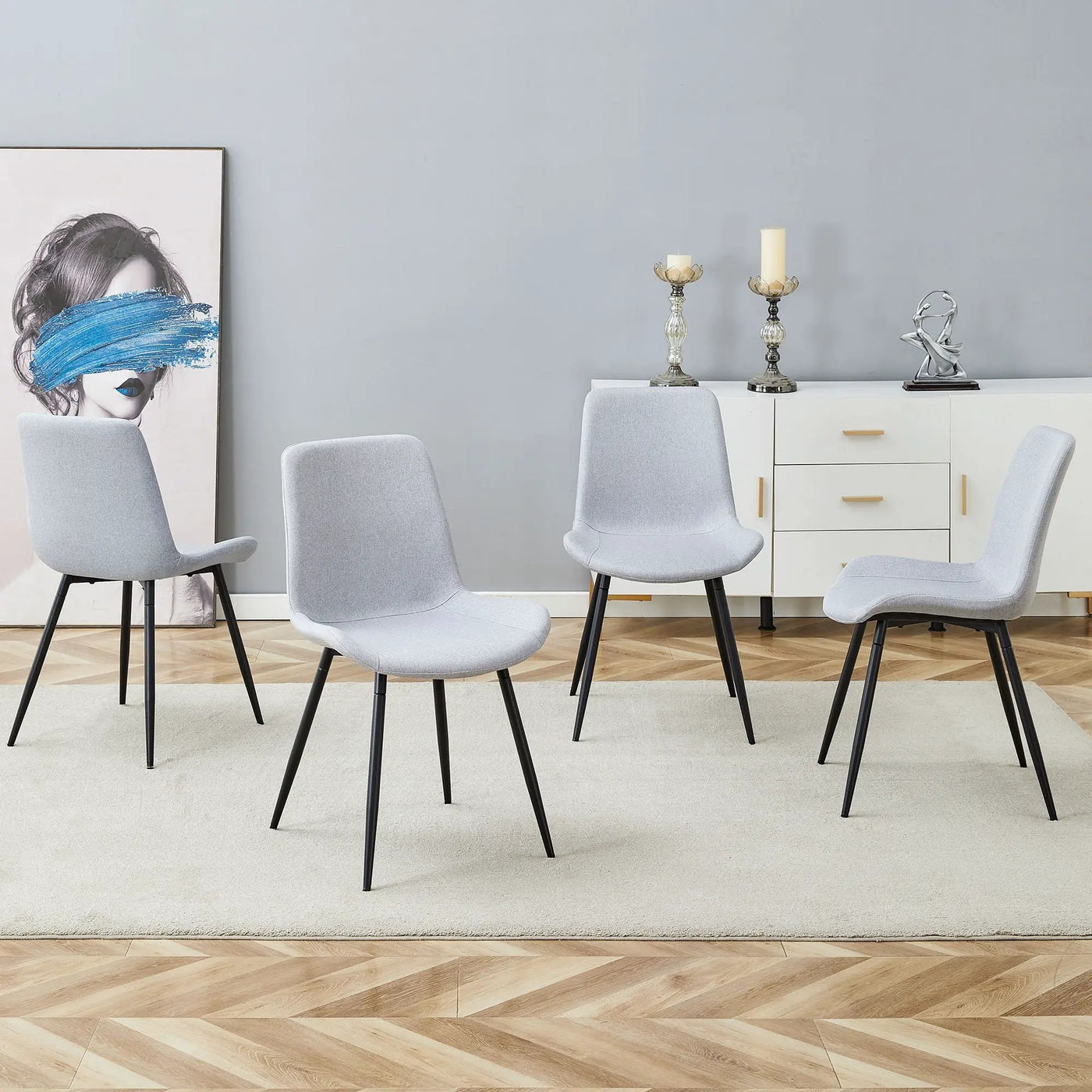 Modern Medieval Style Restaurant Cushioned Chairs With Suede Backrests by HouseOfZazla