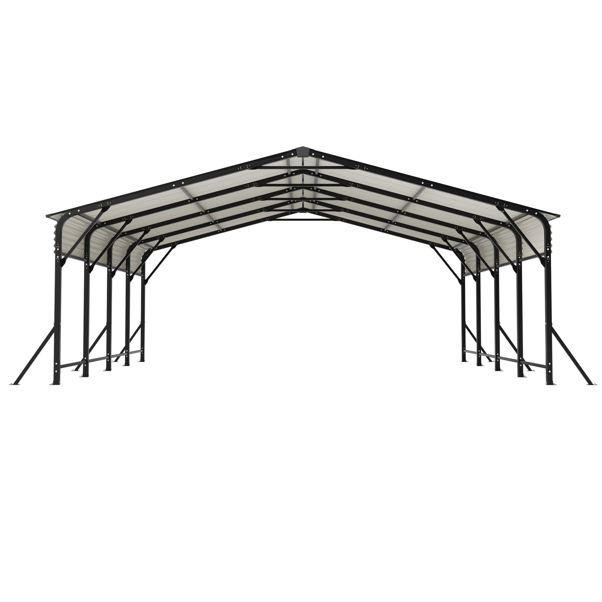 20'x20' Galvanated Steel Carport Canopy by HouseOfZazla
