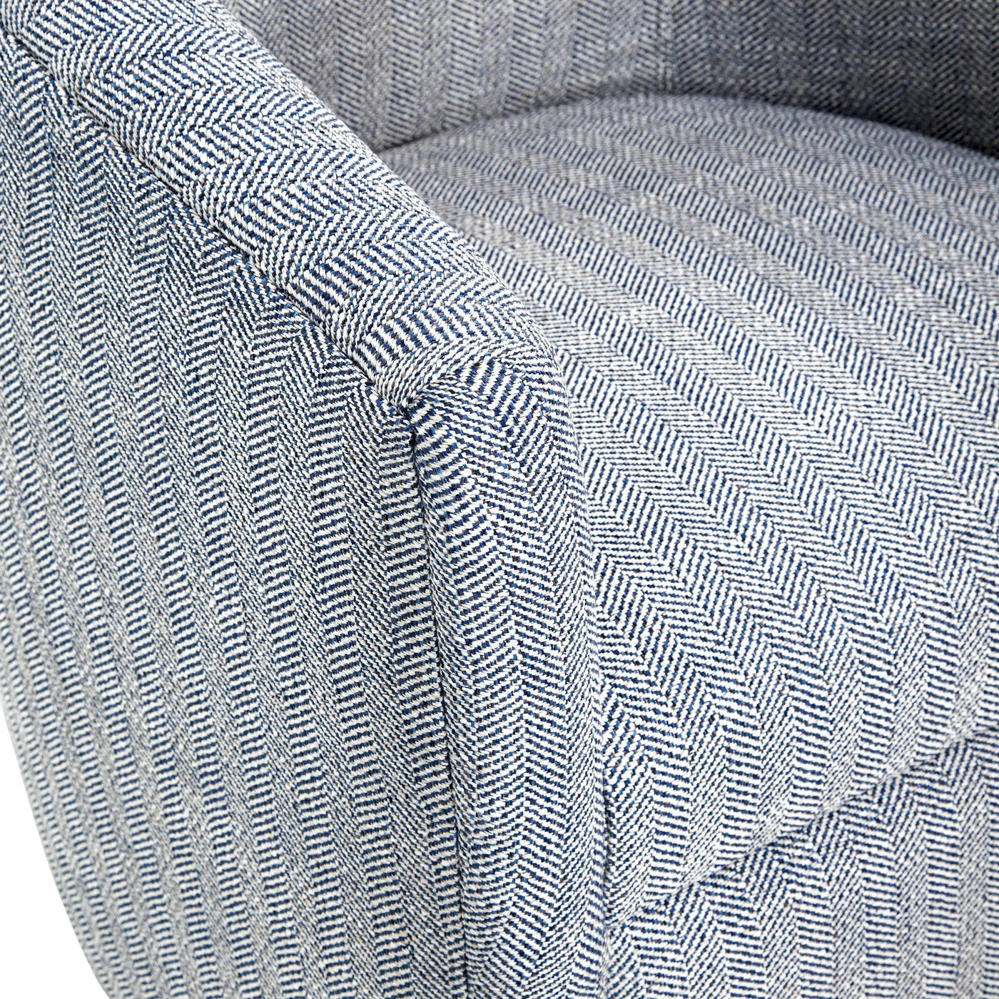 Lainey - Swivel Barrel Chair With 360 Degree Rotation by HouseOfZazla