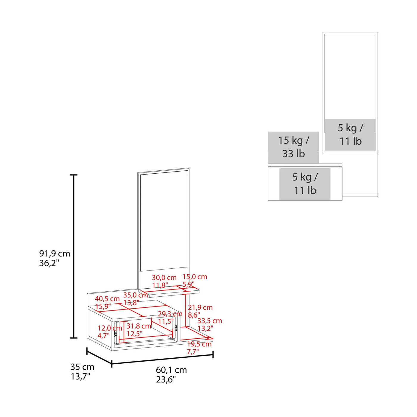 Lowell Floating Hallway Cabinet by HouseOfZazla