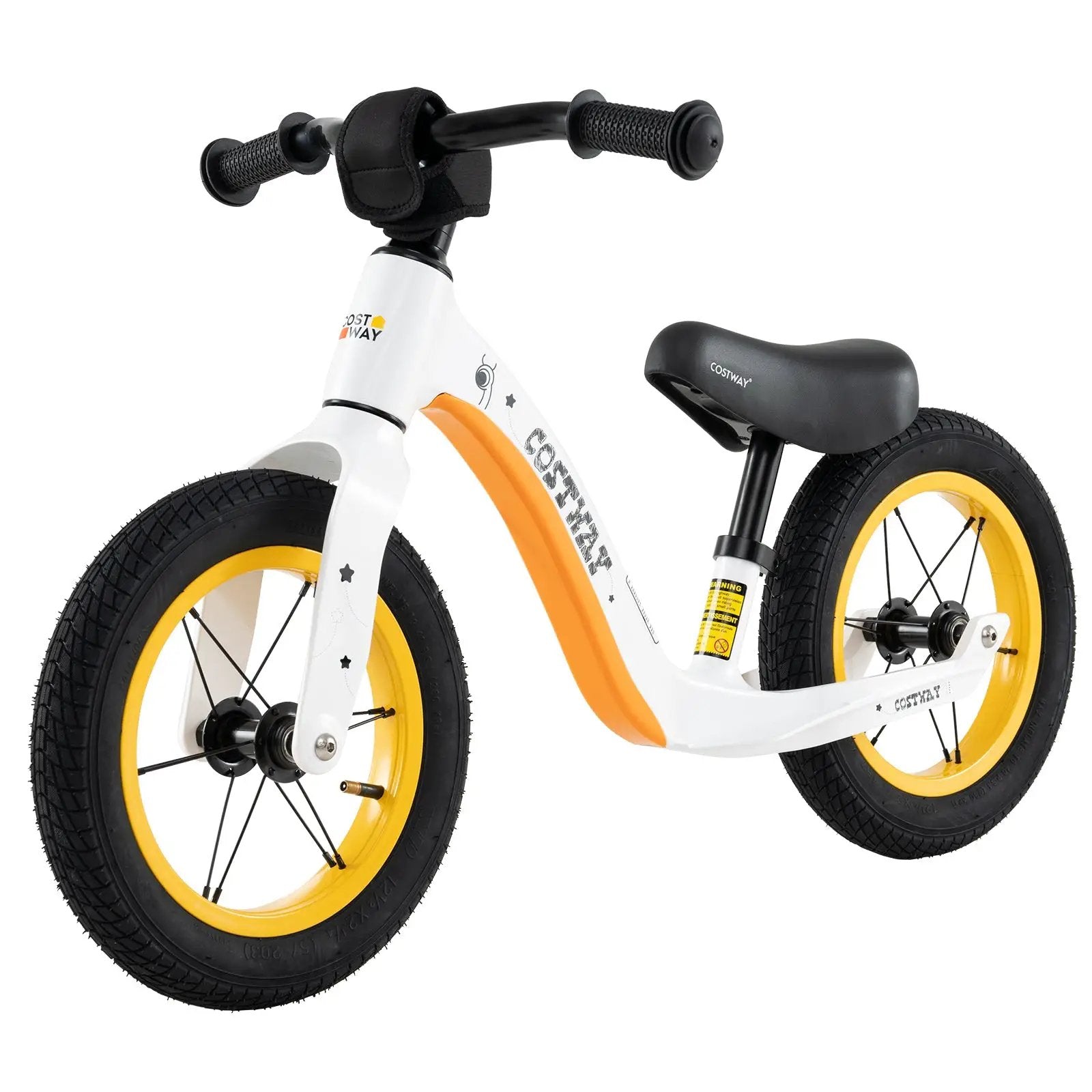 12-Inch Balance Bike with Adjustable Seat and Rotatable Handlebar for Over 36 Months Old by DirectDeals