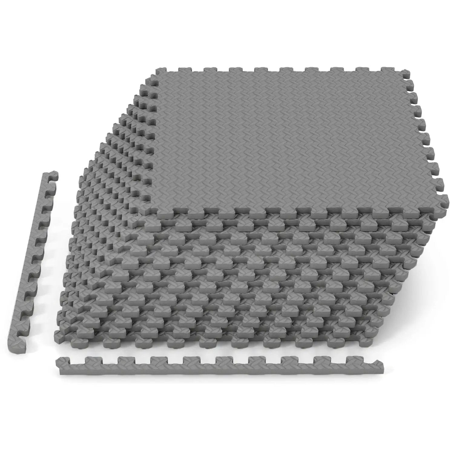 12Tiles 1/2" Puzzle Exercise Floor Mats by DirectDeals