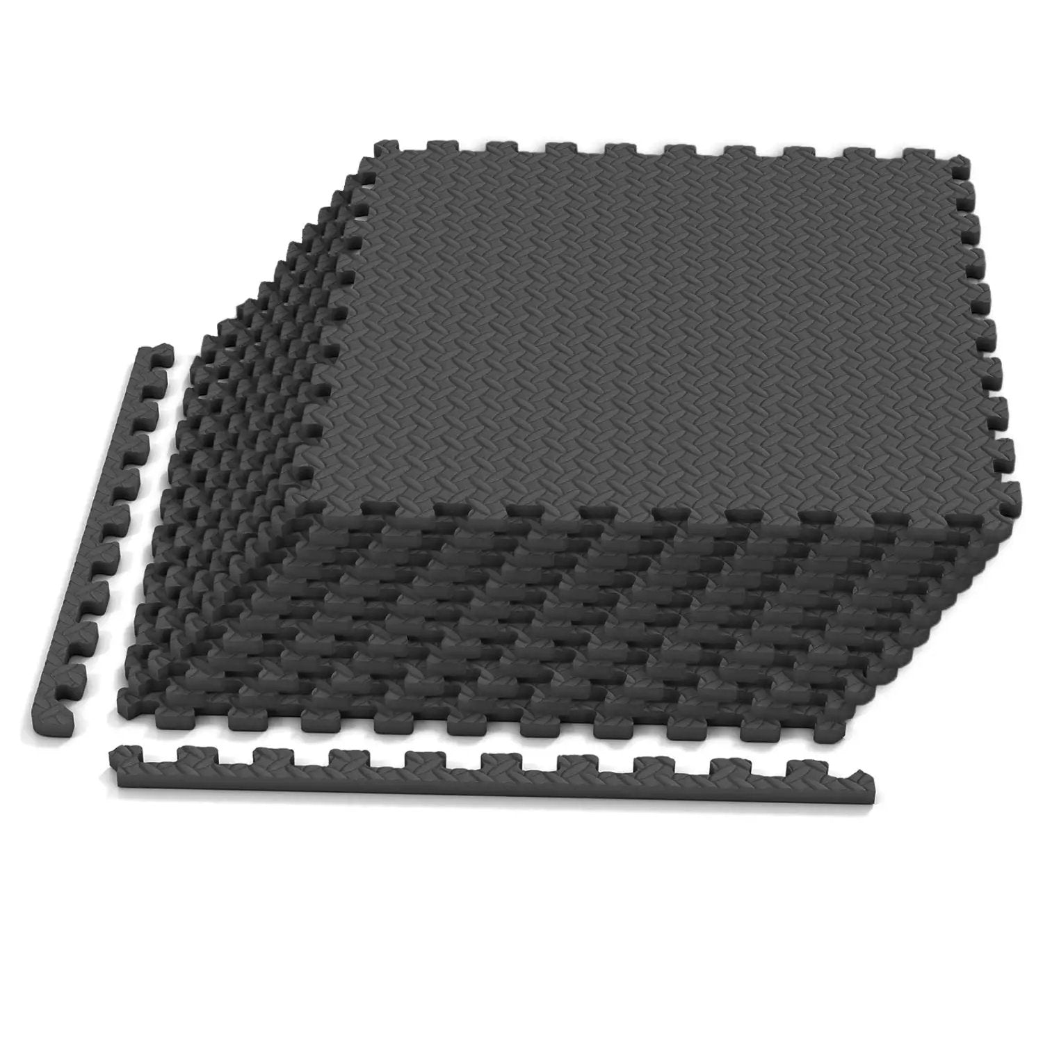 12Tiles 1/2" Puzzle Exercise Floor Mats by DirectDeals