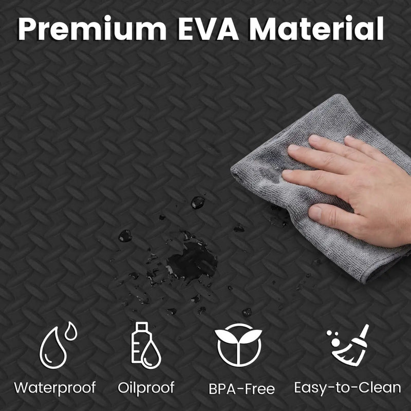 12Tiles 1/2" Puzzle Exercise Floor Mats by DirectDeals