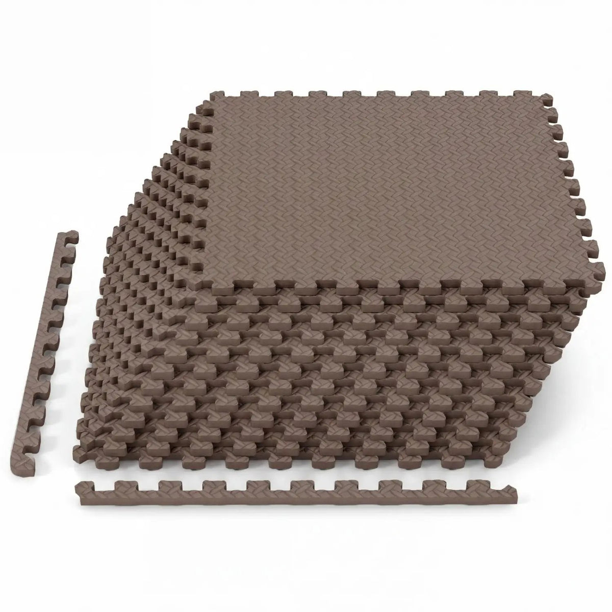 Puzzle Exercise Floor Mats 1/2 Inch Thick - 12 Tiles by DirectDeals