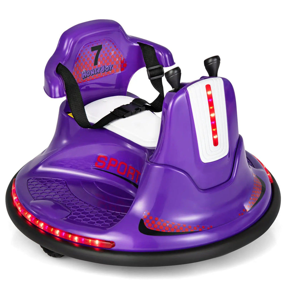 12V Kids Ride On Bumper Car with Remote Control Lights and Music by DirectDeals