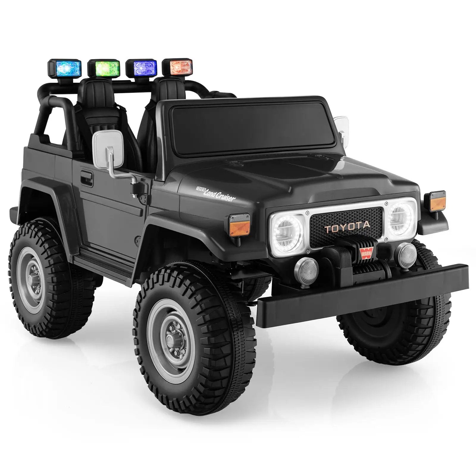 12V 2-Seat Licensed Kids Ride On Toyota FJ40 Car with 2.4G Remote Control by DirectDeals