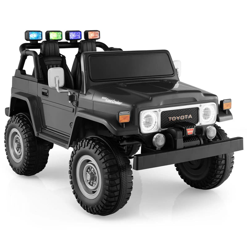 12V 2-Seat Licensed Kids Ride On Toyota FJ40 Car with 2.4G Remote Control by DirectDeals