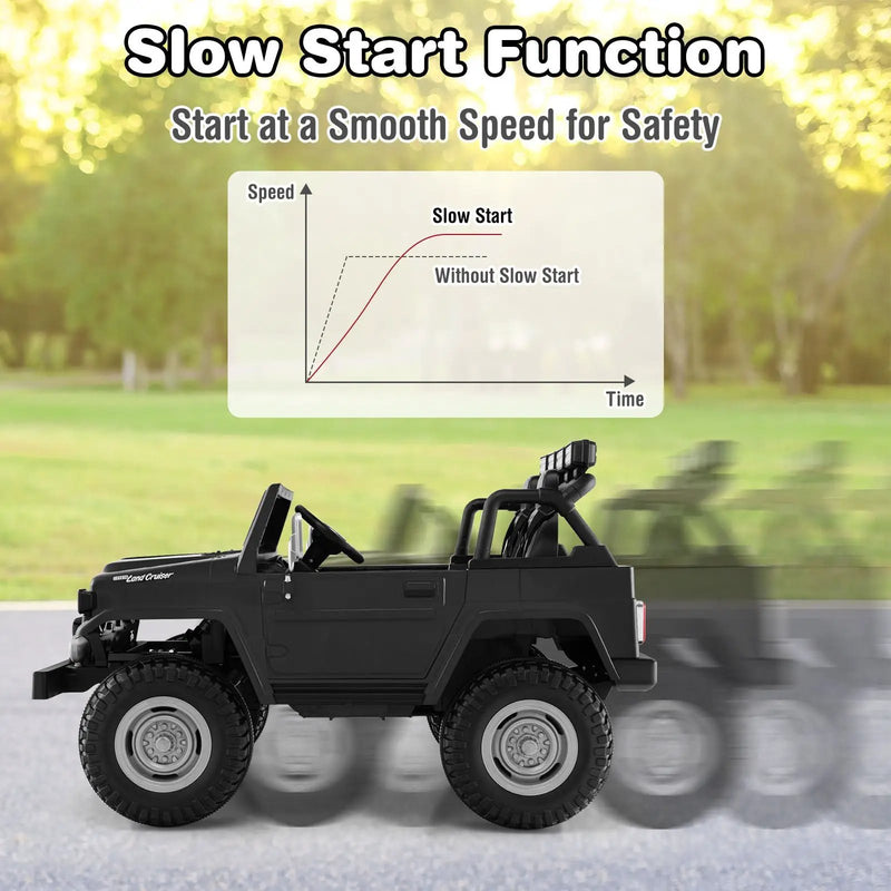 12V 2-Seat Licensed Kids Ride On Toyota FJ40 Car with 2.4G Remote Control by DirectDeals