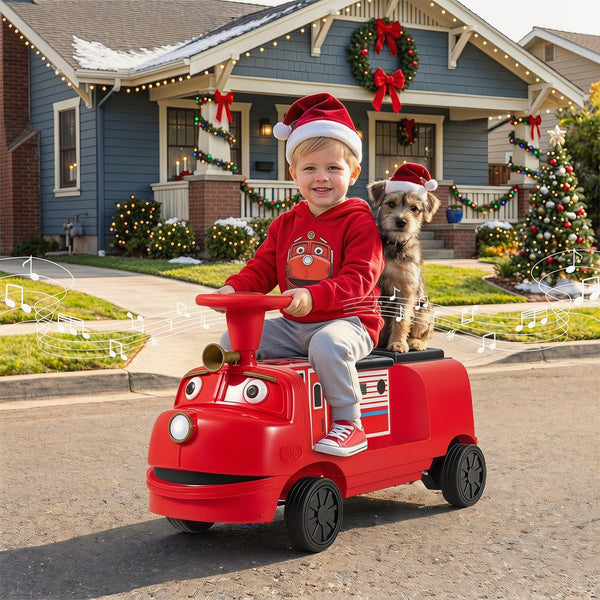12V Kids Ride-On Train with Adjustable Seat & Music, photo 2 of 16