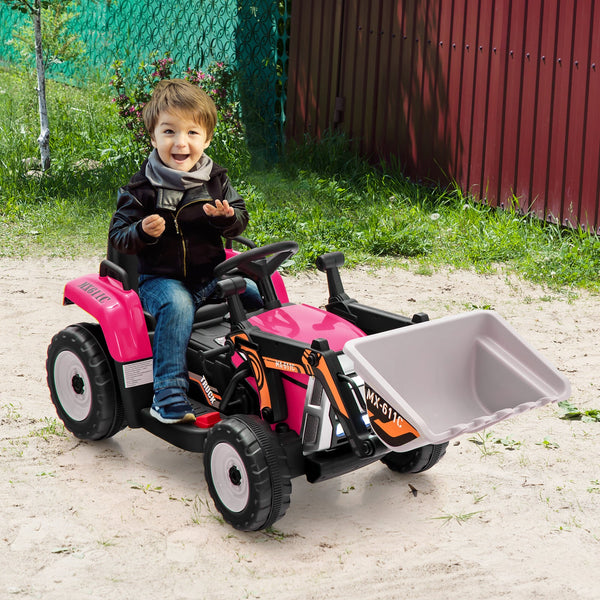 12V Battery Powered Kids Ride on Excavator with Adjustable Arm and Bucket, photo 2 of 9