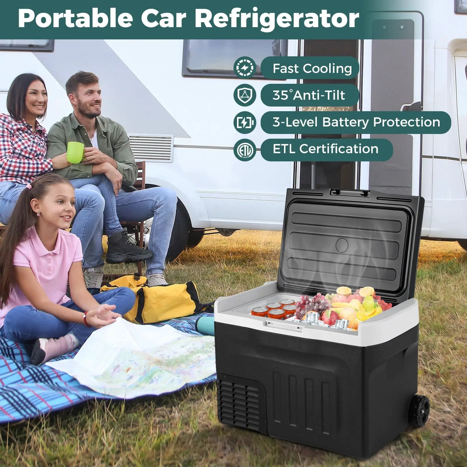 12V Car Refrigerator by DirectDeals
