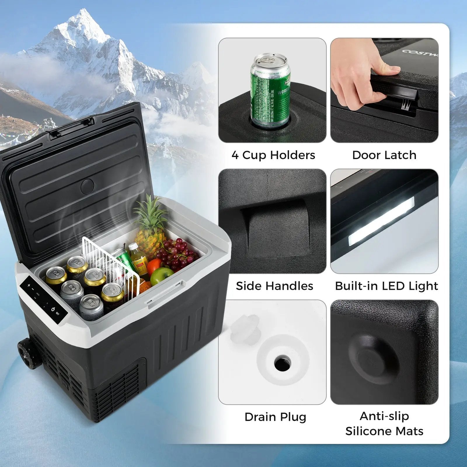 12V Car Refrigerator by DirectDeals