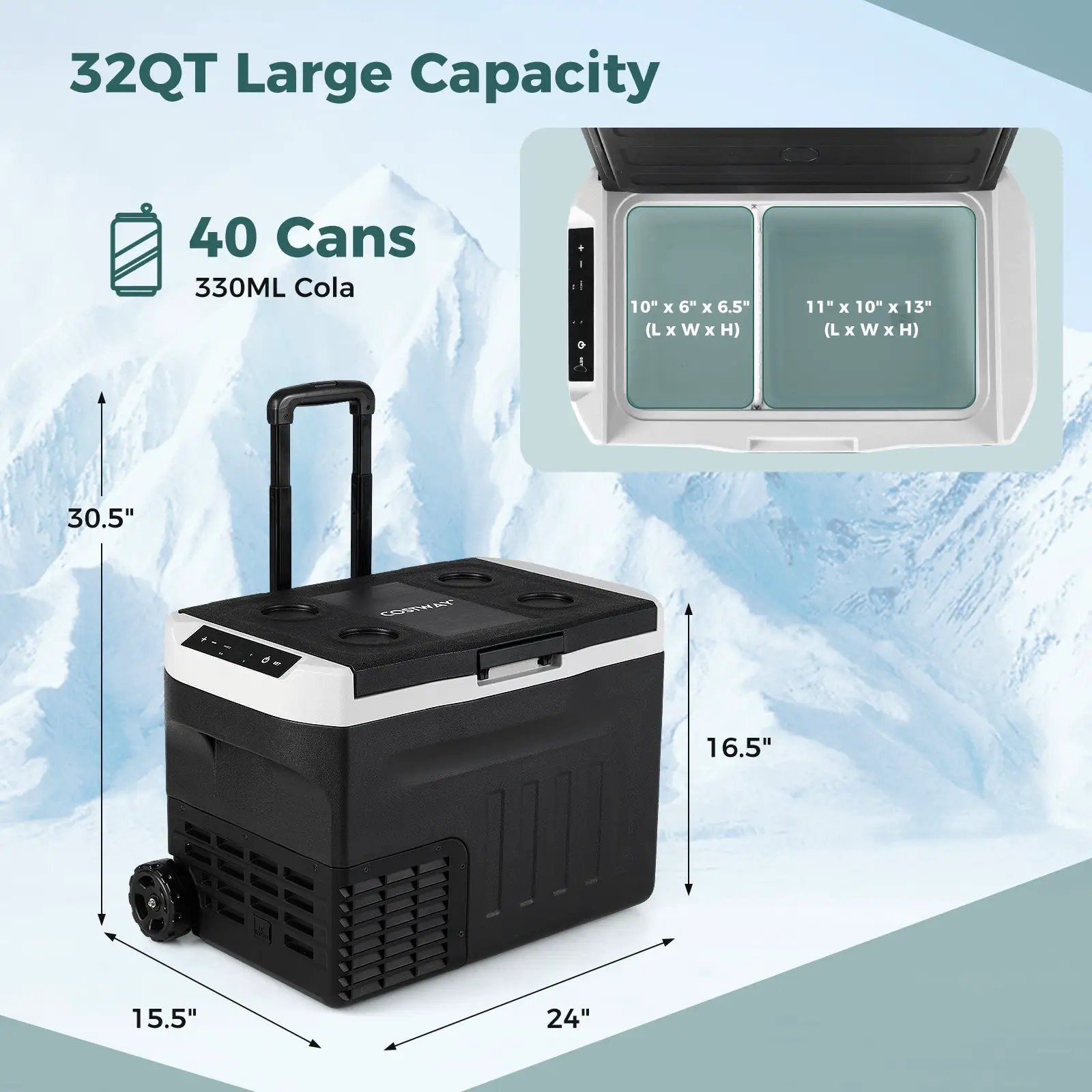 12V Car Refrigerator by DirectDeals