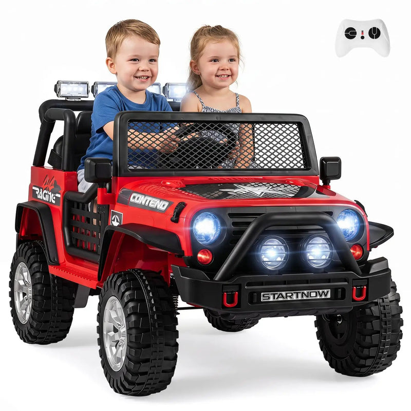 12V Electric Kids Ride On Car 2-Seater with Remote Control by DirectDeals