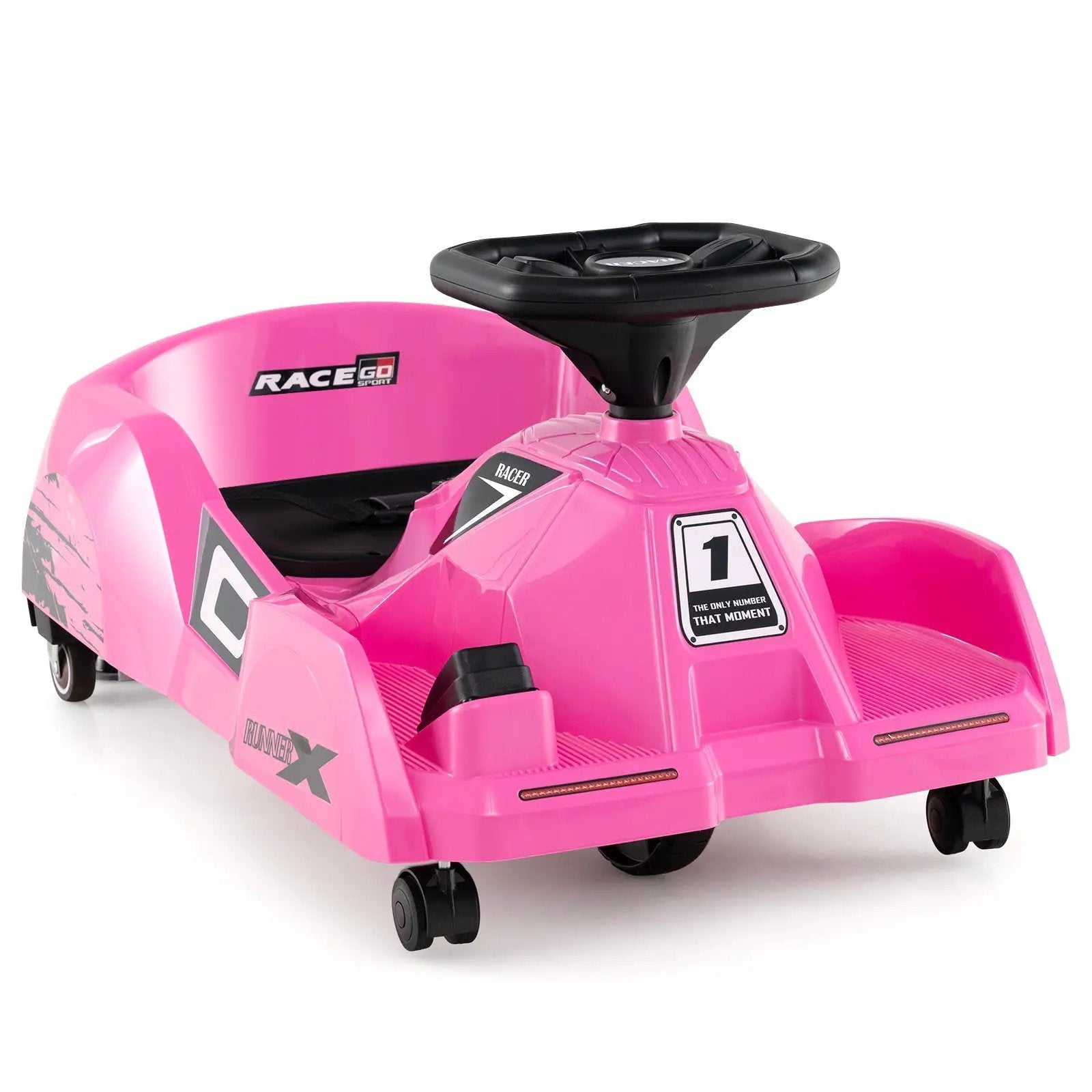 12V Electric Cleaning Go Kart with Detachable Mop and Remote Control by DirectDeals