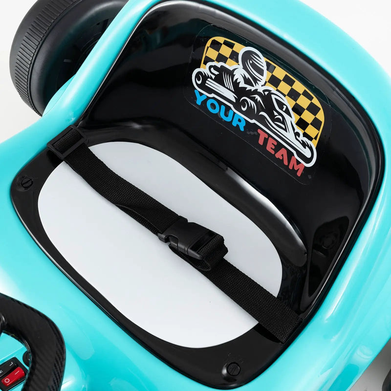 12V Electric Go Kart for Kids Race Toy with Remote Control and Music by DirectDeals
