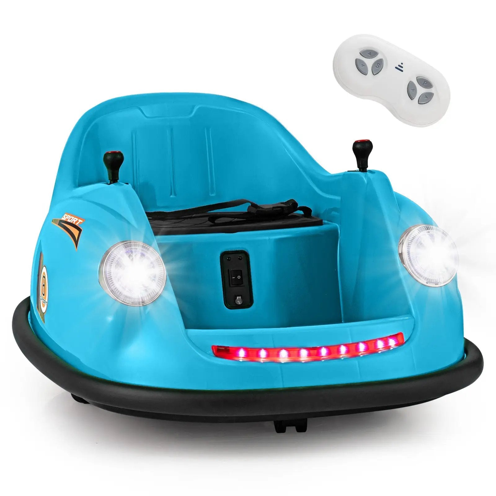 12V Electric Kids Ride on Bumper Car Battery Powered Bumping Car with Remote Control by DirectDeals