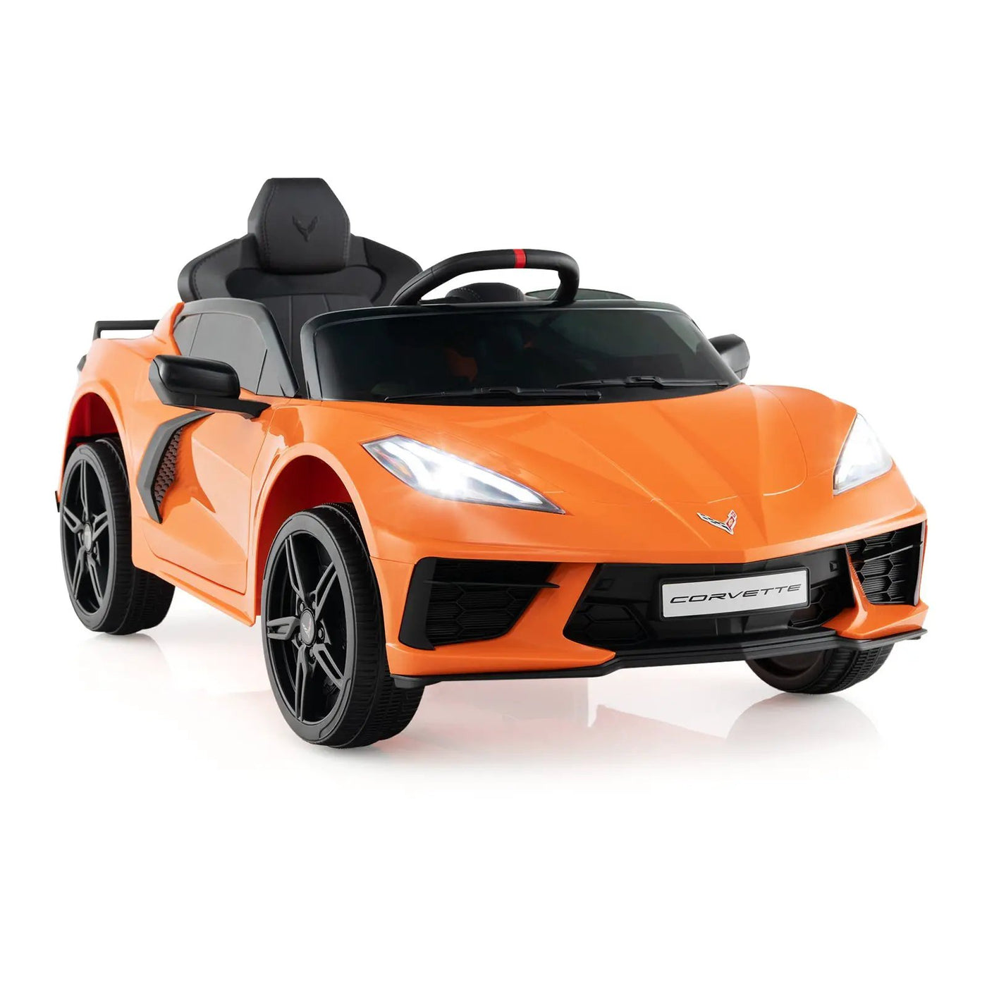 12V Electric Kids Ride On Car Licensed Chevrolet Corvette C8 with Remote Control Ages 3+ Years Old by DirectDeals