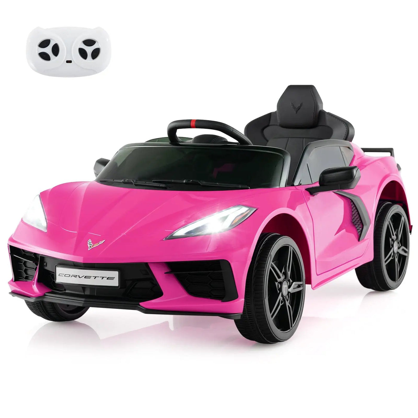 12V Electric Kids Ride On Car Licensed Chevrolet Corvette C8 with Remote Control Ages 3+ Years Old by DirectDeals
