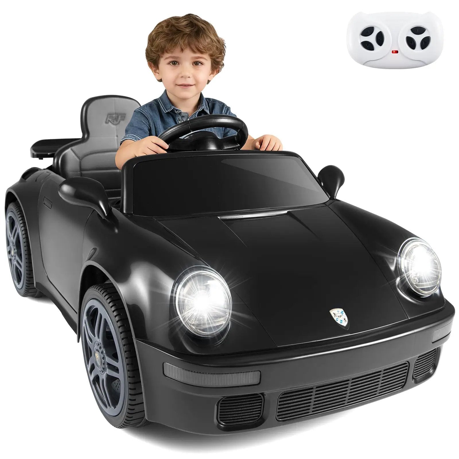 12V Electric Ride On Car Licensed RUF CTR with Remote Control and Music by DirectDeals