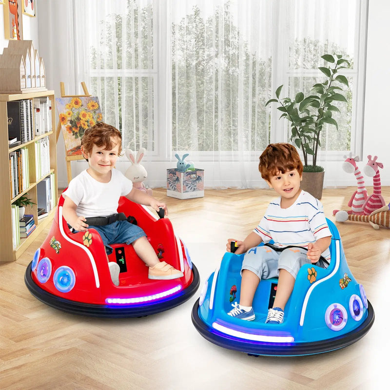 12V Electric Ride On Car with Remote Control and Flashing LED Lights by DirectDeals