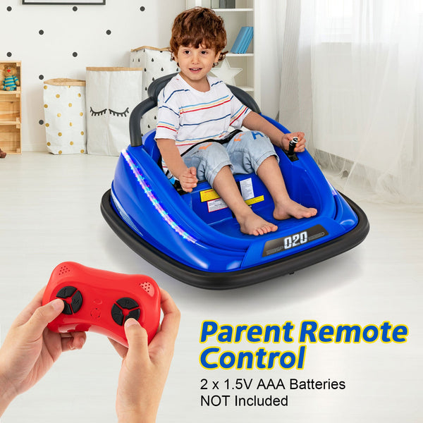12V Kids Bumper Car Ride on Toy with Remote Control and 360 Degree Spin Rotation, photo 2 of 11