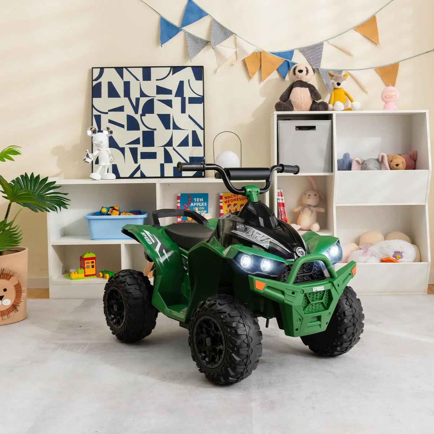 12V Kids Ride On ATV with High/Low Speed and Comfortable Seat by DirectDeals