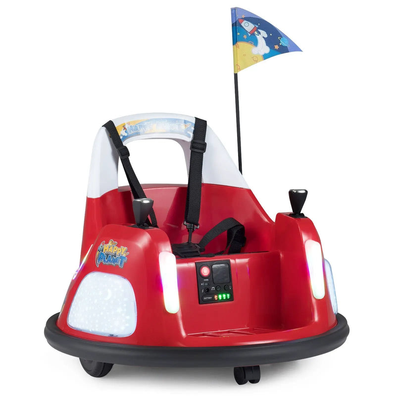 12V Kids Ride On Bumper Car with Remote Control and Flashing Lights by DirectDeals