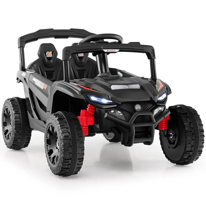 12V Kids Ride On Car UTV Electric Vehicle with LED Lights Music and Horn by DirectDeals