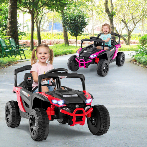 12V Kids Ride On Car UTV Electric Vehicle with LED Lights Music and Horn, photo 2 of 24